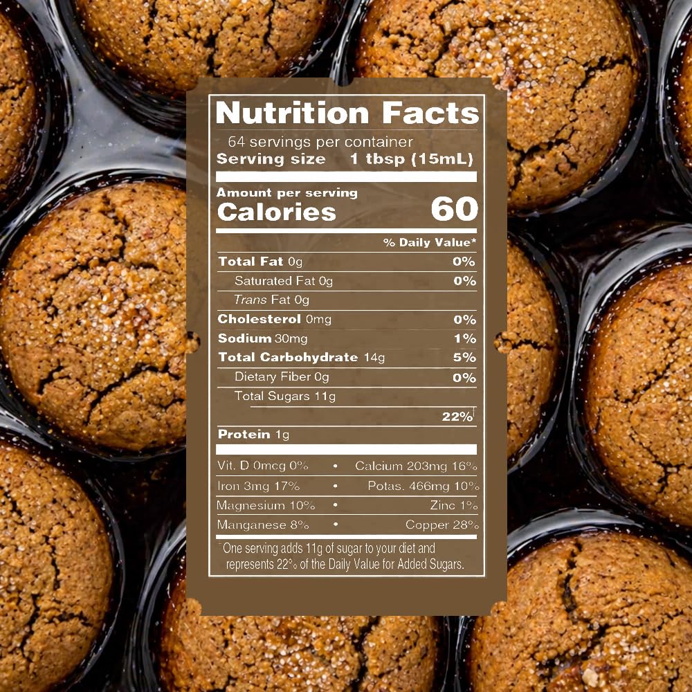 Unsulfured Molasses by GOLDEN BARREL – 32 Fl Oz (Pack of 1), Model BLAWM-12/32