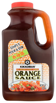 Preservative-Free Orange Sauce - 5lb. 5 Oz. by Kikkoman – 5.36 Pound (Pack of 4)
