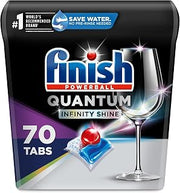Finish Quantum Infinity Shine - 70 Count - Dishwasher Detergent - Powerball - Our Best Ever Clean and Shine - Dishwashing Tablets - Dish Tabs (Pack of 3)