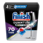 Quantum Infinity Shine - 70 Count - Dishwasher Detergent - Powerball - Our Best Ever Clean and Shine - Dishwashing Tablets - Dish Tabs (Pack of 3) by Finish – Model QTM INF SHINE