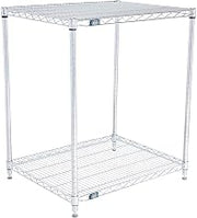 Nexel ESD, 2 Tier, Wire Shelving Starter Unit, 30"W x 21"D x 34"H