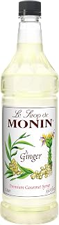 Monin Ginger Syrup, l Liter -- 4 per case.