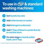Zero Splash Bleach Crystals 24 oz by Clorox – 24 oz (1.5 lb) 680 g"