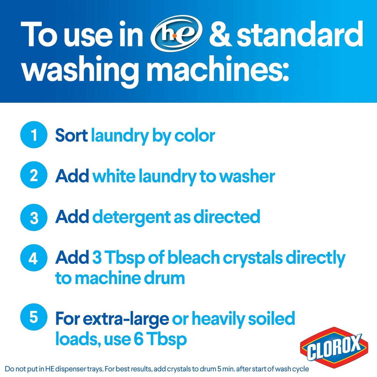 Zero Splash Bleach Crystals 24 oz by Clorox – 24 oz (1.5 lb) 680 g"