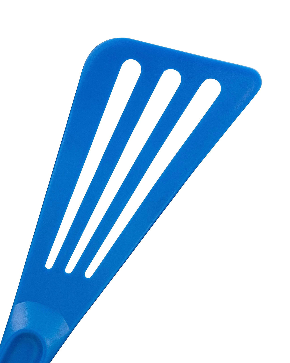 Bourgeat Exoglass® High Temperature Pelton Spatula by Matfer – 12", Exoglass®, Blue, Model 112421