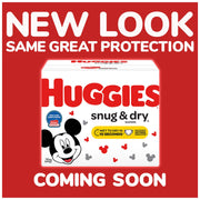 Snug & Dry Diapers by HUGGIES – 2, Polypropylene, Polyethylene, or Cotton, Light Blue, Model 43129