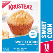 Sweet Corn Muffin & Cornbread Mix by Krusteaz – 16 Ounce (Pack of 4), Pack of 4