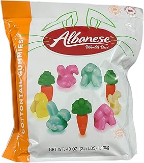 Albanese Cottontail Gummies, Easter Candies, 40 OZ (2.5 LBS)