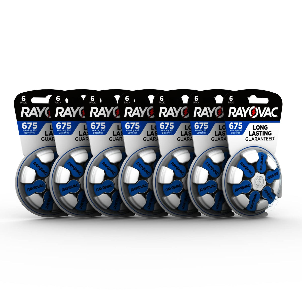 Hearing Aid Batteries Size 675 for Hearing Aid Devices (42 Count) by Rayovac – 42 Count (Pack of 1), Multicolor, Model E302407500