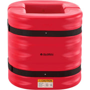 Column Protector for Square or Round Columns by Global Industrial – HDPE, Red, Model 670834