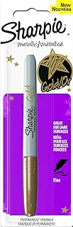 Sharpie Fine Point Metallic Permanent Marker - Gold, Pack of 1
