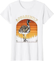 Apparently Vintage Emu Bird Lover Funny Meme T-Shirt