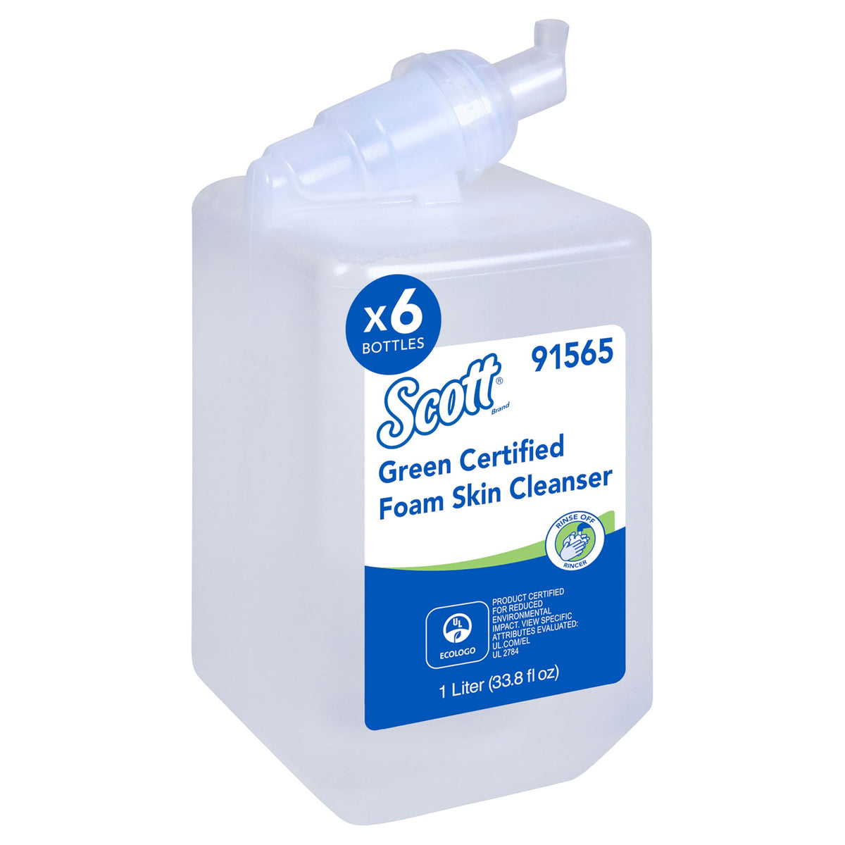 Scott Professional Clear / Manual / 33.8 Fl Oz (Pack of 6) Hand Wash