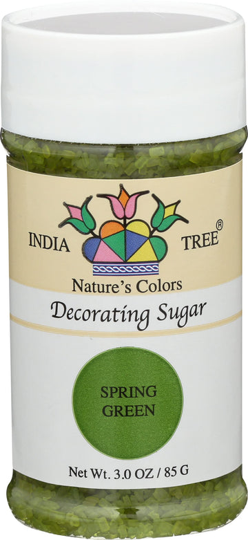 Decorating Sugar Green by India Tree – 3 Ounce, Green, Model 0734865102530
