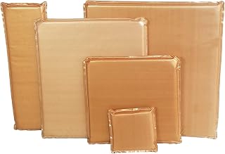 Essentialware Heat Press Pillow Bundle (5 Pack) 5 x 5, 5 x 15, 10 x 10, 12 x 14, 15 x 15 - Non-Stick PTFE Pillows with 3/4" High Temp Foam