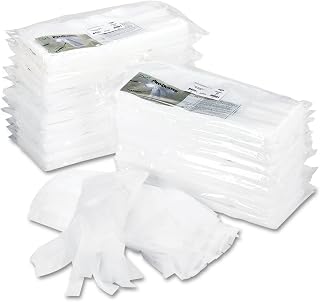 UNGER DS50Y Produster Disposable Replacement Sleeves, 7-Inch X 18-Inch, White, 50/Pack