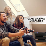 2- Pack CD Storage Box by Stock Your Home – Gray/Espresso