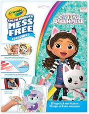 Crayola Colouring Pages & Mini Markers, Gabby's Dollhouse, Color Wonder Mess-Free