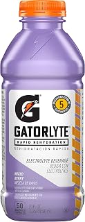 Gatorade Gatorlyte Rapid Rehydration Electrolyte Beverage, Mixed Berry, 20oz Bottle