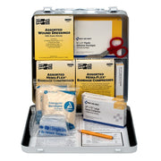 50 Person Unitized Metal Bus First Aid Kit by First Aid Only – White, Model ACMFAO991