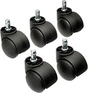 Global Industrial 50mm Casters w/Barrel, 5 Per Set