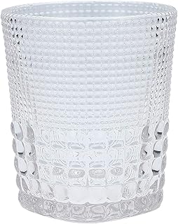 Fortessa Malcolm Double Old Fashioned Cocktail Glass 6 Pack, 11.5-Ounce, Clear