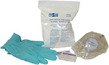 First Aid Only 21-700: Cpr Mask (Emt Grade), 2 Gloves, 2 Wipes