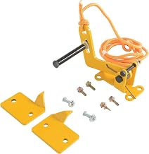 Vestil DR-LOCK Steel Automatic Overhead Door Lock 5 In. x 6-1/2 In. x 3-15/16 In. Yellow