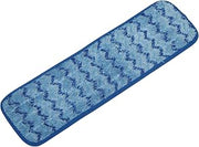 AbilityOne - 7920017167185 - SKILCRAFT Microfiber Flat Mop - Wet Mop - Reusable - 18" - Blue - 12 Units