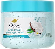 Dove Body Scrub - Coconut & Lime, pH-Balanced Whipped Texture, 15 oz