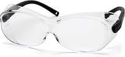 Pyramex OTS XL Safety Eyewear Black Temples Clear Lens