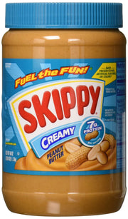 SKIPPY Peanut Butter / 40 Ounce (Pack of 8) / Creamy Peanut Butter