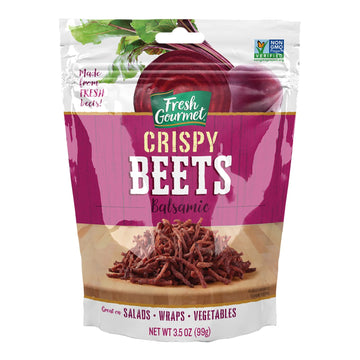 Crispy Balsamic Beets 3.5 Ounce (Pack of 1) by Fresh Gourmet – 3.5 Ounce (Pack of 1)