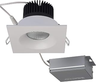 Satco S11633 12 watt LED Direct Wire Downlight; 3.5 inch; 3000K; 120 Volt; 12 Bulbs California Compliant