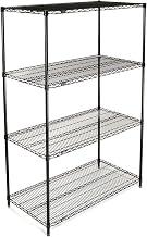 Nexel Wire Shelving, Black Epoxy, 48" W X 24" D X 74" H