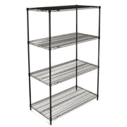 Wire Shelving by Nexel – 4, Alloy Steel, Black, Model B970163