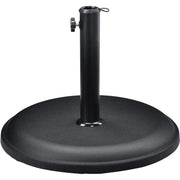 Concrete Umbrella Base by Global Industrial – 18"L x 18"W x 13.5"H, Concrete, Black, Model 695474