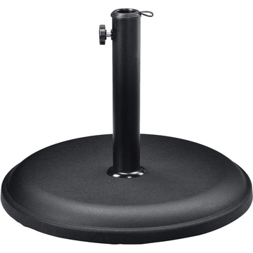 Concrete Umbrella Base by Global Industrial – 18"L x 18"W x 13.5"H, Concrete, Black, Model 695474