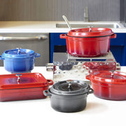 GET 2.5 Quart / Round / Gray Dutch Ovens