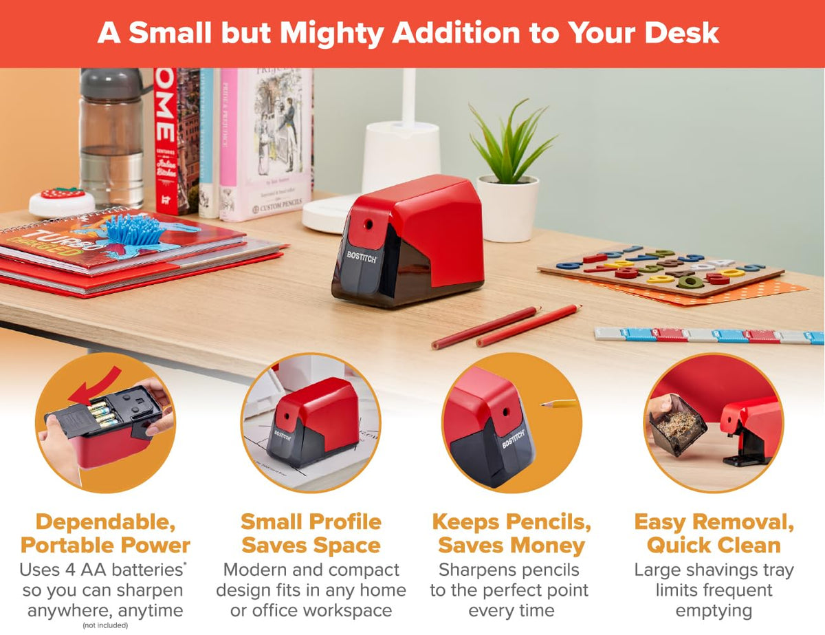 Bostitch Red / 1 Pencil Sharpeners