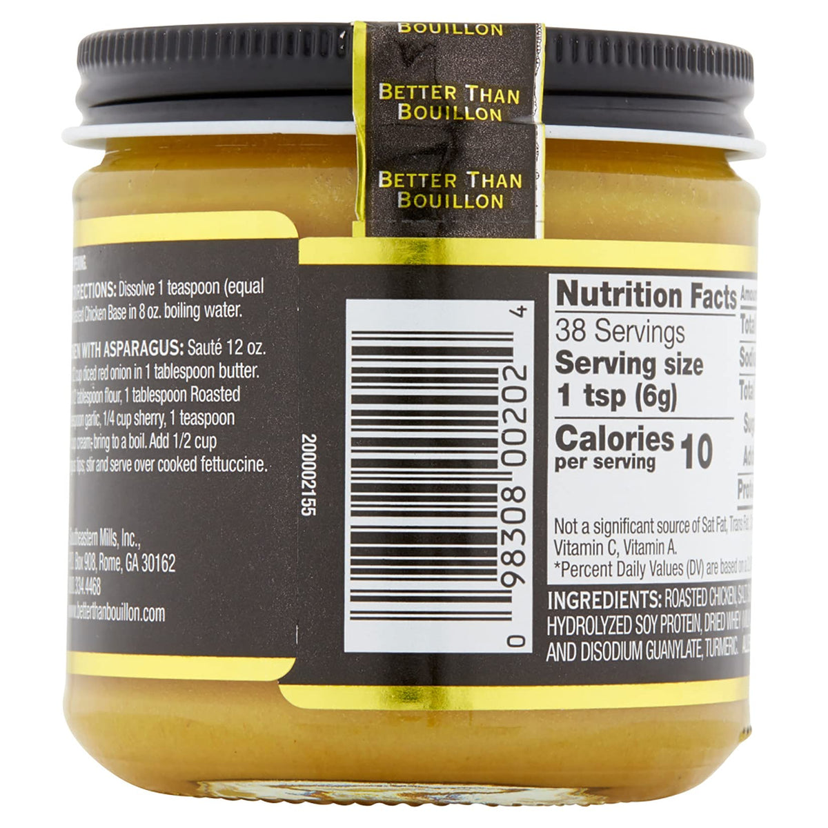 Premium Roasted Beef Base & Roasted Chicken Base 8 ounce Jars (Pack of 2) by Better Than Bouillon – 8 Ounce (Pack of 2), Pack of 2