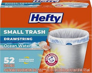 Trash Bags, 4 Gallon, 52 Count Hefty Bags 4 Gal. Hefty Product Product