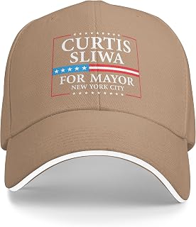 Curtis Sliwa for New York City Mayor 2025 Election Hat Race Golf Hats Dad Baseball Cap
