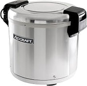 Adcraft RW-E50 50 Cup Rice Warmer with Removable Inner Pot, Stainless Steel, 100-Watts, 120v