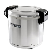 50 Cup Rice Warmer with Removable Inner Pot by Adcraft – 50.0 cups, Stainless Steel, Silver, Model RW-E50