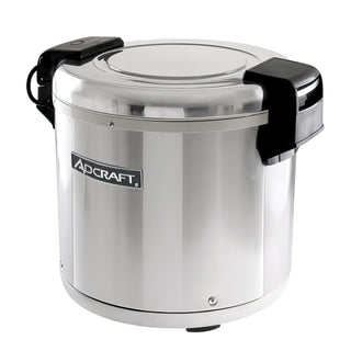 50 Cup Rice Warmer with Removable Inner Pot by Adcraft – 50.0 cups, Stainless Steel, Silver, Model RW-E50