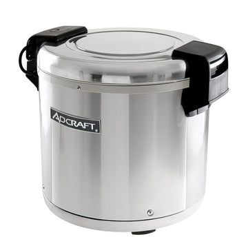 50 Cup Rice Warmer with Removable Inner Pot by Adcraft – 50.0 cups, Stainless Steel, Silver, Model RW-E50
