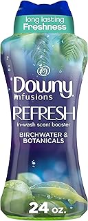 Downy Infusions In-Wash Laundry Scent Booster Beads, REFRESH, Botanical Florals and Birch Water Scent, 24 oz