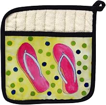 Betsy Drake PT404 Flip Flops Pot Holder