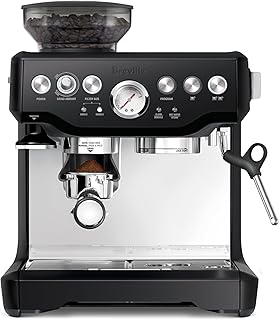 Breville BES870BTR Barista Express Espresso Machine, Black Truffle